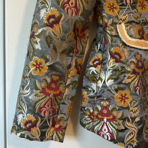 Aratta Renaissance Silk Jacquard Blazer, Size XS Bridgerton Jacket - Picture 11 of 17